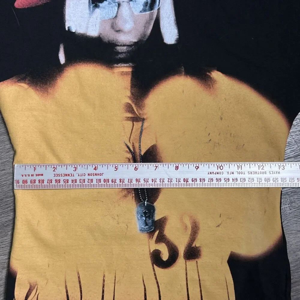 Billie Eilish Hit Me Hard and Soft Tour T Shirt Black Altered Size XL